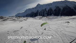 Florian Ozainne Lauchernalp Speedriding Day Nr 4 [upl. by Ogirdor]