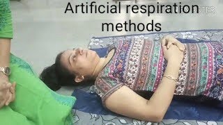 Artificial respiration methods [upl. by Halle]