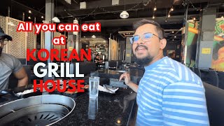 Allyoucaneat Korean BBQ  Korean Grill House  Restaurant in Toronto  Dinner Review Vlog [upl. by Amhsirak]