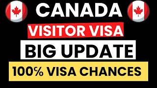 Canada Tourist Visa l Canada Visitor Visa Updates 2024 l Canada Tourist Visa Processing Time [upl. by Nnayelhsa]