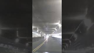 Entering US Border under River tunnel from Canada by Car [upl. by Letsirk673]