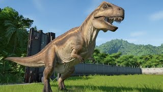 Acrocanthosaurus VS Acrocanthosaurus All Skins New Animation  Jurassic World Evolution [upl. by Cardon289]