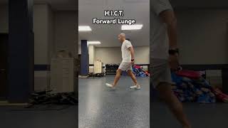 High Intensity Continuous Training Forward Lunge [upl. by Yrollam]