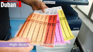 How to Make High Quality Custom Tyvek Wristbands with Xerox Laser Printer no sublimación [upl. by Eem]