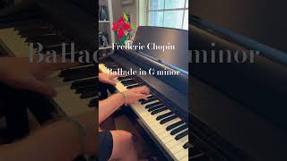 Frederic Chopin  Ballade in G minor piano chopin balladeingminor [upl. by Eibrik]