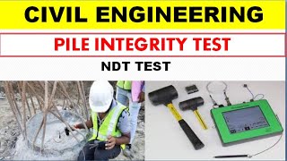 Pile Integrity Test NDT Test Pile Test [upl. by Esinel]