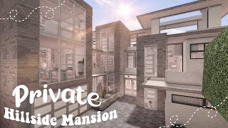 ROBLOX Bloxburg  Private Hillside Mansion  23  Le Yuii [upl. by Koffman77]