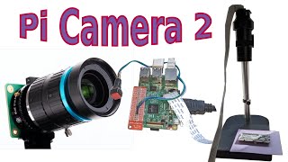 Raspberry Pi Picamera2  Updated libraries using libcamera  demo with HQ camera microscope [upl. by Bolan]