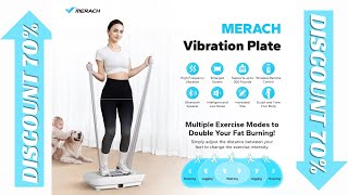 MERACH Vibration Plate Exercise Machine Whole Body Workout Power Vibrate Fitness Platform [upl. by Wemolohtrab193]