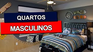 DECORAÇÕES INCRÍVEIS PARA QUARTOS MASCULINOS [upl. by Nordine]