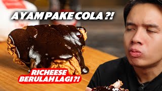 RICHEESE MAKIN NYELENEH  BIKIN AYAM PAKE SAUS COLA [upl. by Nylarat]