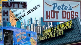 New York  New Jersey Hot Dog Tour The Best Hot Dogs [upl. by Marjory]