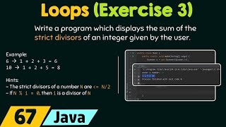 Loops in Java Exercise 3 [upl. by Mara]