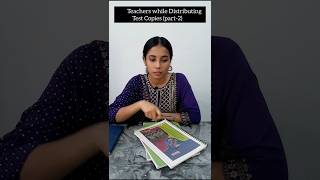 Teachers while distributing Test copy Part2 shorts comedy teacher [upl. by Jack]