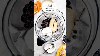 Highprotein Breakfast Smoothie🩷 highprotein healthyrecipeshealthybreakfast smoothie short [upl. by Ajup]