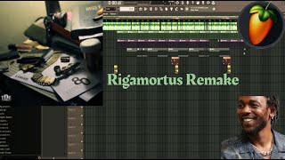 Kendrick Lamar  quotRigamortusquot Remake [upl. by Tarton991]