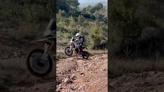 How to rodeo ride on an adventure motorcycle 🐎🤠 dirtbike motorcycleadventure adventurebike [upl. by Onitnerolf367]