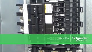 Installing 110150 Amp QOB VH Circuit Breakers in NQ and NQOD Panels  Schneider Electric Support [upl. by Sidman]