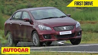 2014 Maruti Suzuki Ciaz  First Drive Video Review  Autocar India [upl. by Etyam]