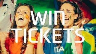 Win tickets to the FIFA World Cup 2014 [upl. by Lissa]