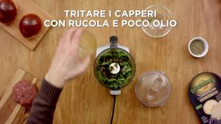 Hamburger di Fassona pesto di pomodori e Leerdammer Sélection [upl. by Monarski63]