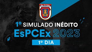 Correção 1º Simulado Inédito EsPCEx 2023 1º dia [upl. by Housen]