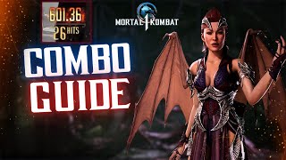 Nitara Combo Guide  Optimals and BnBs   Mortal Kombat 1 [upl. by Annait468]