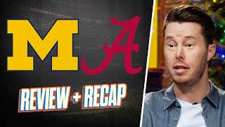 Michigan vs Alabama Recap amp Analysis  Rose Bowl Recap [upl. by Niwde]