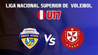 👉 Liga Nacional 2024 U17 🔥  🟡 GRAN FINAL 🔵  REBAZA ACOSTA 🆚 USMP [upl. by Sibby]