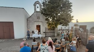 Alberobello Contrada Masseria Alaria Festa Messa MadonnadelCarmine sabato 27 luglio 2024 [upl. by Jenette]