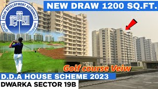 DDA Housing SCHEME 2023  Golf Course ⛳️ Flat  Dda 3 BHK Flat  New Dda Flat Dwarka sec 19 B [upl. by Asined]