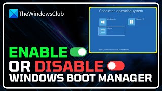 Windows 1110 Boot Manager Enable or Disable 2024 Simple Guide [upl. by Melba275]