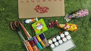 DIY Diwali Decoration Cardboard DIY Wall Decor EnjoyGardeningDIY [upl. by Meagan]