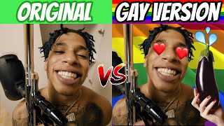 POPULAR RAP SONGS vs GAY VERSIONS PART 3 [upl. by Yeblehs]