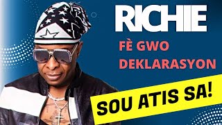 RICHIE KLASS FÈ GWO DEKLARASYON SOU ATIS quotSAquot [upl. by Devin]