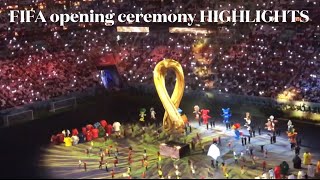 FIFA WorldCup Qatar 2022 Opening ceremony HIGHLIGHTS HD  JUNGKOOK  MORGAN FREEMAN Qatar vs Ecuador [upl. by Cirred727]