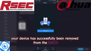 How to remove a device from the Dahua DMSS App [upl. by Floria803]