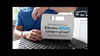 Review and Tutorial of Electro Antiperspirant Sensitive Iontophoresis Device [upl. by Luapleahcim]