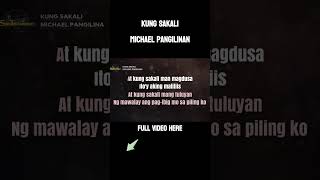 Michael Pangilinan  Kung Sakali Karaoke Version karaoke karaokemusic subscribe karaokesong [upl. by Crisey]