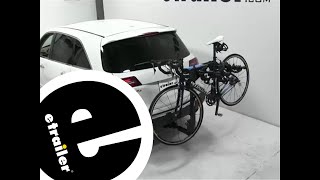 etrailer  Fit Check Thule Hitching Post Pro Bike Rack for 4 Bikes on a 2012 Acura MDX [upl. by Mellie524]