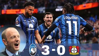 Peter Drury Poetry🥰 on Atalanta Vs Bayer Leverkusen 30🤩🔥 [upl. by Ahseela621]