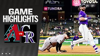 Dbacks vs Rockies Game Highlights 91624  MLB Highlights [upl. by Mila]