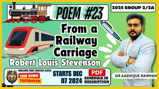 From a Railway Carring Poem 23  TNPSC General English  95  Guaranteed 2024 [upl. by Atikram244]