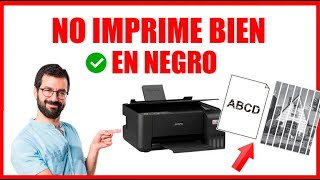 IMPRESORA EPSON L3210 NO IMPRIME COLOR NEGRO [upl. by Thorma]