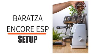 How to Set Up and Use Baratza Encore ESP Coffee Grinder Instructions [upl. by Yniffit]