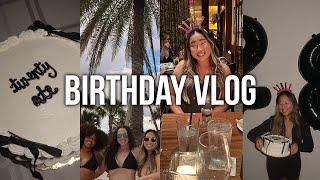 28th birthday vlog pool party dinner cookout shopping for the celine triomphe sunglasses  more [upl. by Danice488]