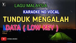 TUNDUK MENGALAH  DATA KARAOKE NO VOCAL  VIONA MUSIC LAGU MALAYSIA [upl. by Enak]