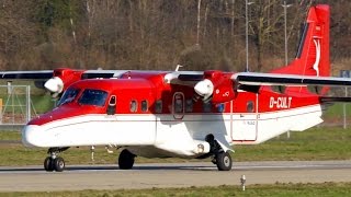 RARE Dornier 228 TakeOff at Bern ✈ Great Turboprop Sounds [upl. by Simmons]