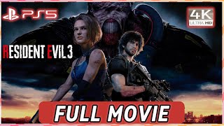 RESIDENT EVIL 3 REMAKE All Cutscenes Full Game Movie 4k HD [upl. by Randell]