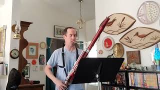 Weissenborn Bassoon Etude No 10 from Fifty Advanced Studies [upl. by Ramor]